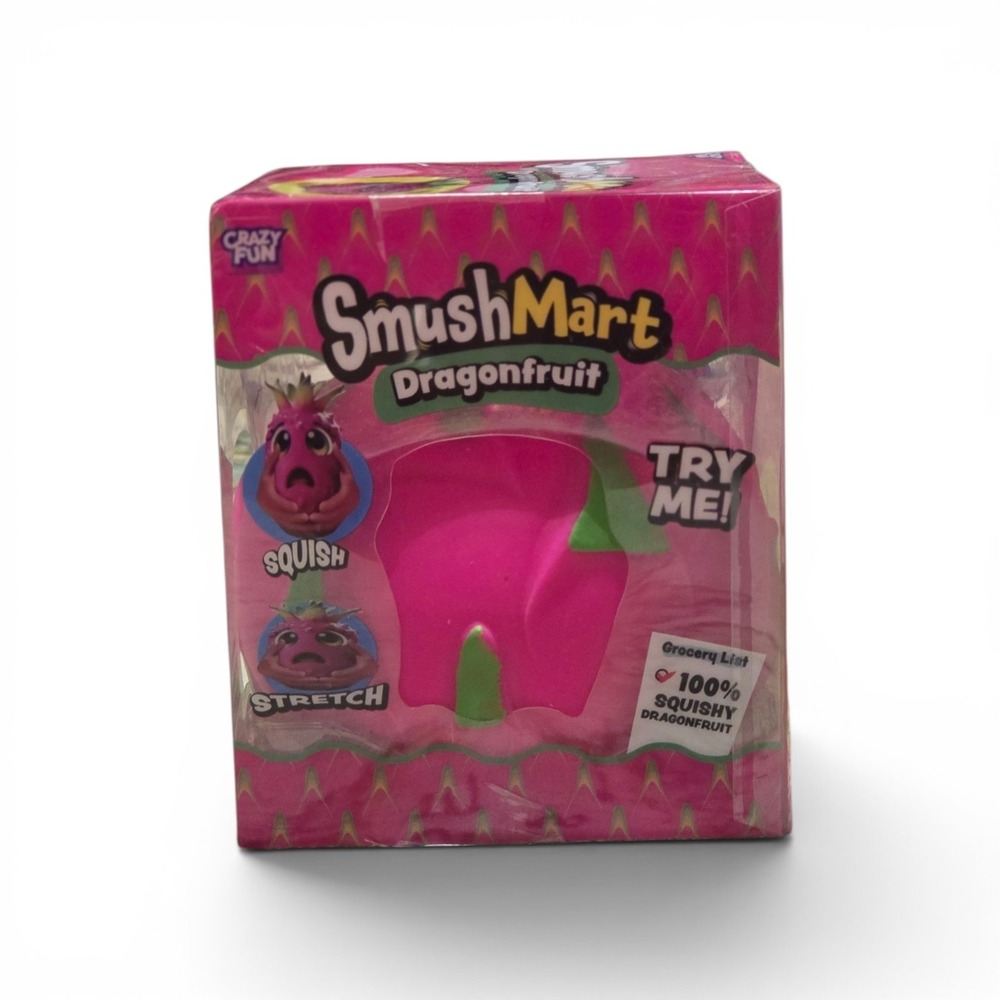 SmushMart Dragonfruit Squishy Toy Crazy Fun RMS International Sensory Fidget New